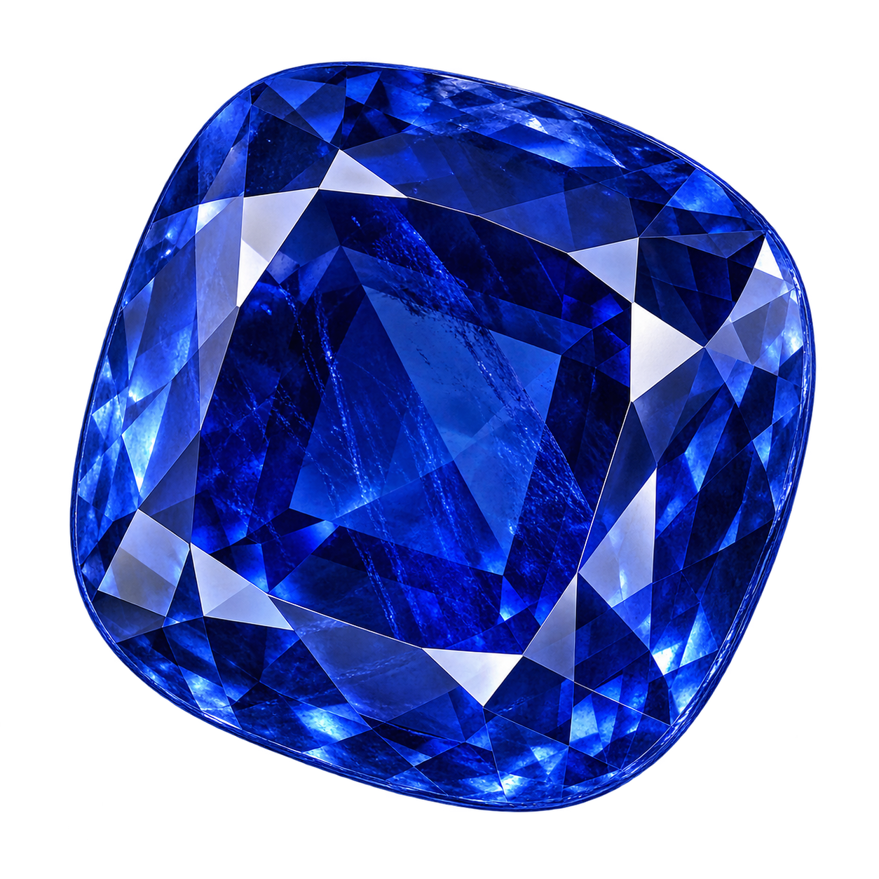 Natural sapphire gemstone
