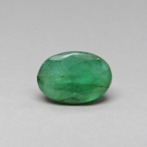 Natural Emerald Beryl Gemstone – 3.44 Ct Bluish Green Oval Mixed Cut