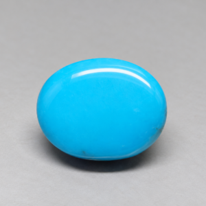 Natural Sky Blue Turquoise Gemstone – 7.25 Ct Oval Cabochon