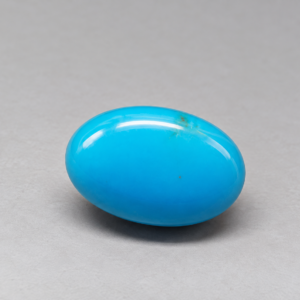 Natural Greenish Blue Turquoise Gemstone – 7.25 Ct Oval Cabochon